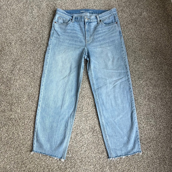 Old Navy Light Wash High Rise Boyfriend Loose Jeans, Size 10T - Picture 1 of 7